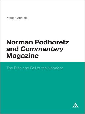 cover image of Norman Podhoretz and Commentary Magazine